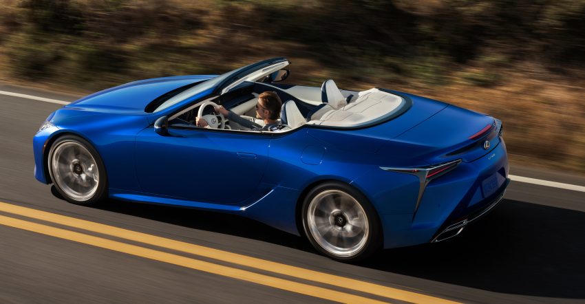 总代理预告, 敞篷版 Lexus LC 500 Convertible 18日上市 140021
