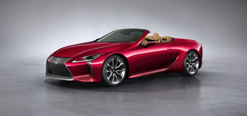 总代理预告, 敞篷版 Lexus LC 500 Convertible 18日上市 140041