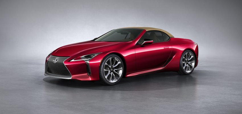 总代理预告, 敞篷版 Lexus LC 500 Convertible 18日上市 140042