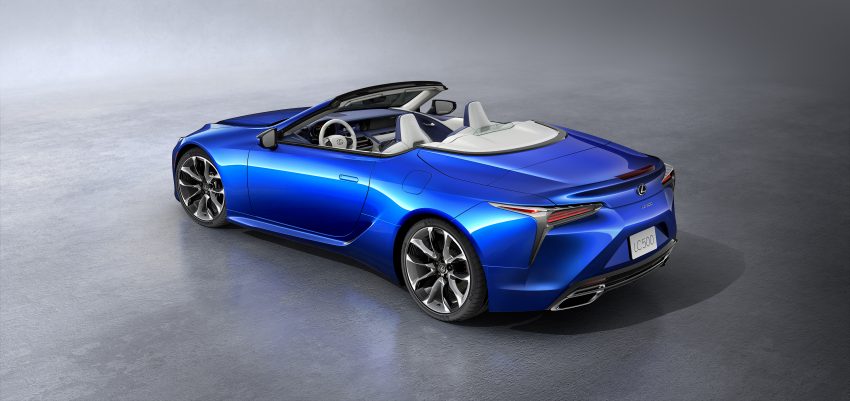 总代理预告, 敞篷版 Lexus LC 500 Convertible 18日上市 140043