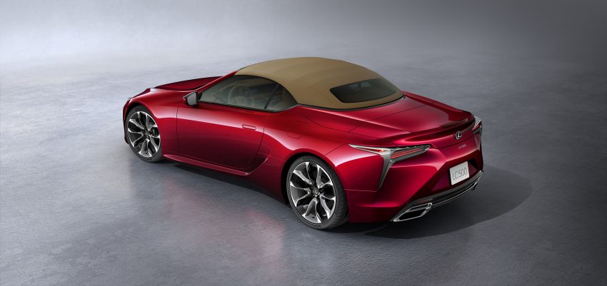 总代理预告, 敞篷版 Lexus LC 500 Convertible 18日上市 140046