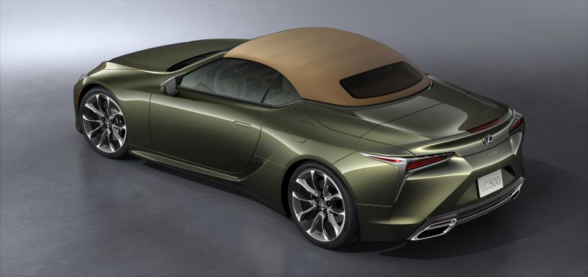 总代理预告, 敞篷版 Lexus LC 500 Convertible 18日上市 140064