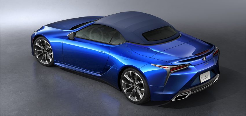 总代理预告, 敞篷版 Lexus LC 500 Convertible 18日上市 140065