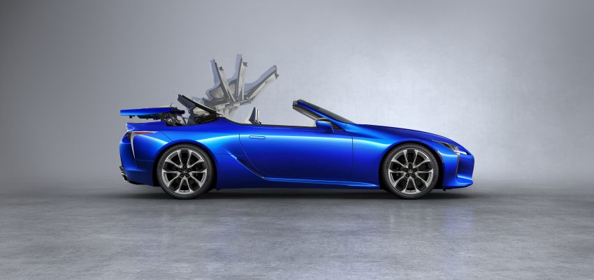 总代理预告, 敞篷版 Lexus LC 500 Convertible 18日上市 140067