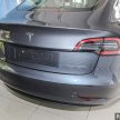 Tesla Model 3 平行进口引入大马市场, 售价从39万令吉起