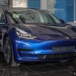 Tesla Model 3 平行进口引入大马市场, 售价从39万令吉起