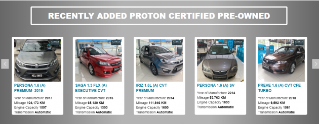 Proton 正式推介官方二手车网站, 方便顾客浏览与选购