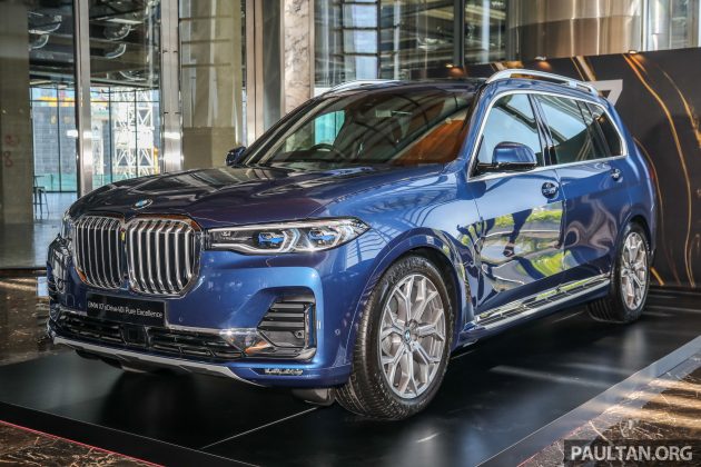 G07 BMW X7 xDrive40i 本地组装宣布减价, 预估价70.8万