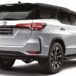 2021 Toyota Fortuner 小改款本地上市, 取消2.4L改搭2.8L柴油引擎, 2.7L NA汽油引擎获保留, 双版本价格17.2万起
