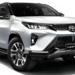 2021 Toyota Fortuner 小改款本地上市, 取消2.4L改搭2.8L柴油引擎, 2.7L NA汽油引擎获保留, 双版本价格17.2万起
