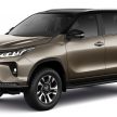 2021 Toyota Fortuner 小改款本地上市, 取消2.4L改搭2.8L柴油引擎, 2.7L NA汽油引擎获保留, 双版本价格17.2万起