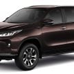 2021 Toyota Fortuner 小改款本地上市, 取消2.4L改搭2.8L柴油引擎, 2.7L NA汽油引擎获保留, 双版本价格17.2万起