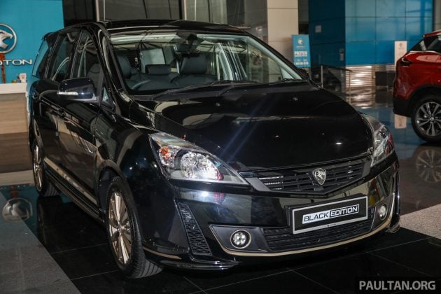 Proton Exora Black Edition 特仕版上市, 免SST售价6.8万