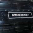 Proton Persona Black Edition 特仕版上市, 免SST价5.5万