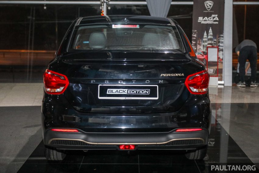Proton Persona Black Edition 特仕版上市, 免SST价5.5万 145806