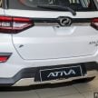 Perodua 预估 Ativa 将蚕食 Aruz 和 Myvi 各5%的销售额