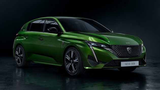 首搭全新狮子厂标！2021 Peugeot 308 大改款官图发布