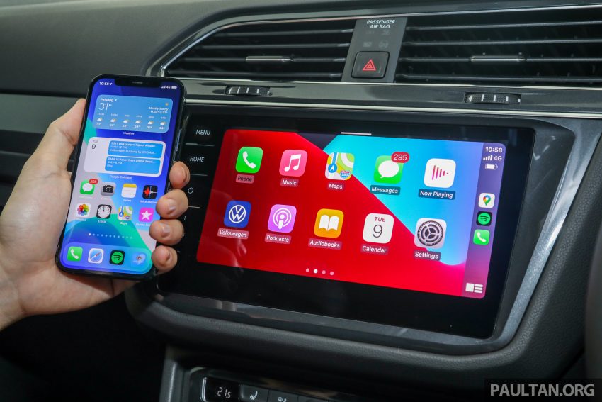 2021 Volkswagen Tiguan Allspace 在本地迎来小升级！2.0 TSI R-Line 版本的车载系统追加无线 Apple CarPlay 148112