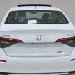 第十一代 2022 Honda Civic Sedan 量产版无伪装谍照曝光