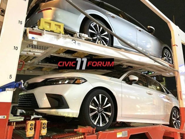 新一代 2022 Honda Civic Sedan 量产版实车谍照再次曝光