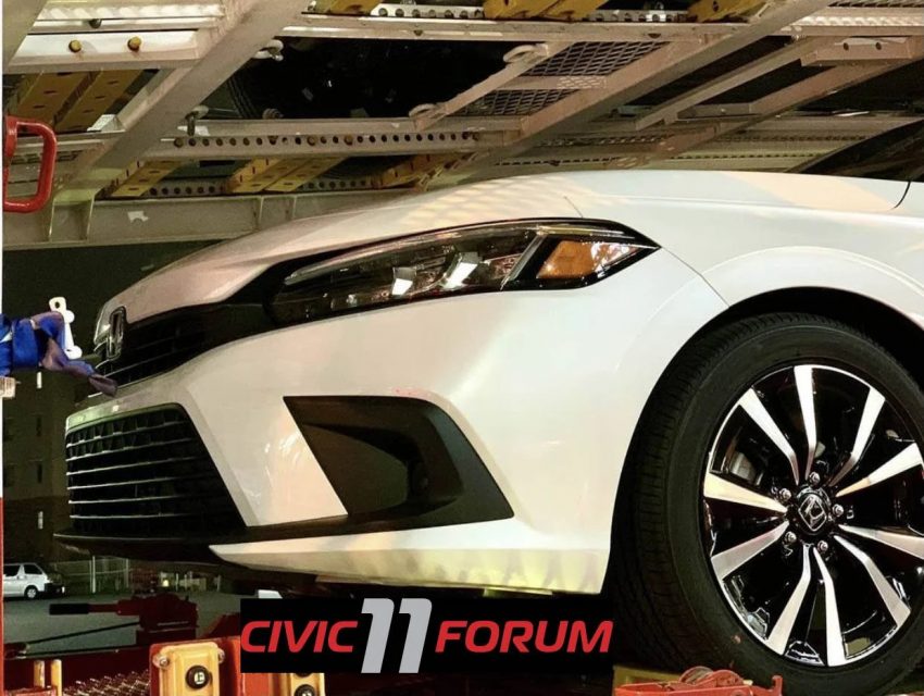 新一代 2022 Honda Civic Sedan 量产版实车谍照再次曝光 149820