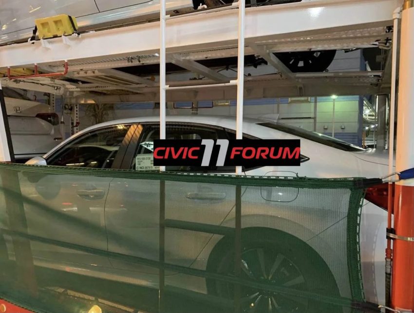新一代 2022 Honda Civic Sedan 量产版实车谍照再次曝光 149821