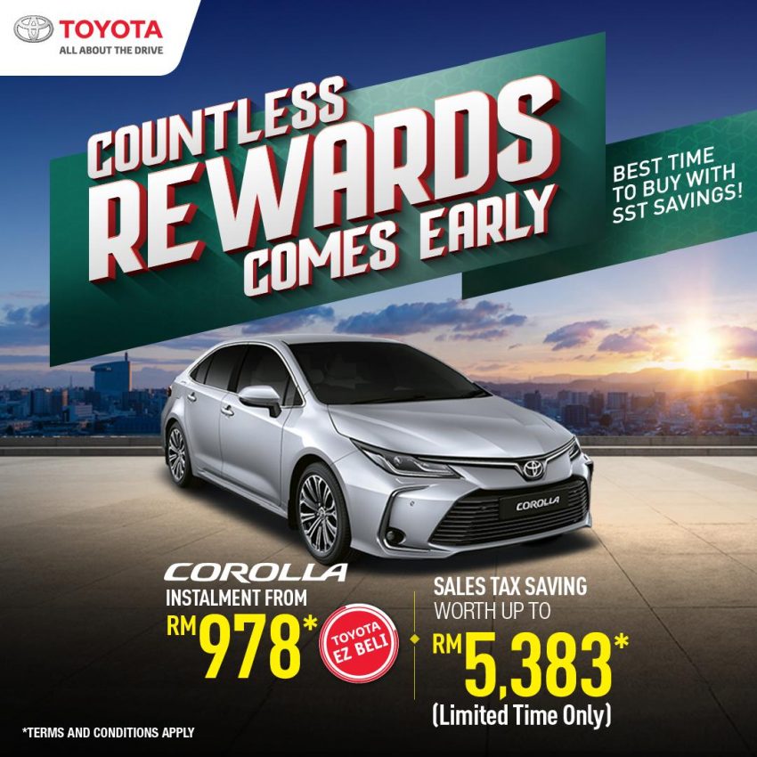 商业资讯: “Drive Toyota for Raya” 促销活动开跑! 以优惠方式入手一辆全新 Toyota , 享有现金回扣+原厂免费配件 148391