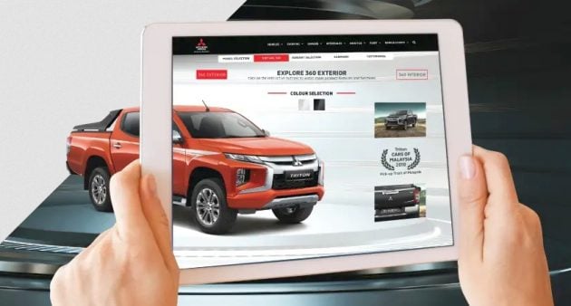 大马 Mitsubishi 设立网上虚拟陈列室, 无需出门就可买车