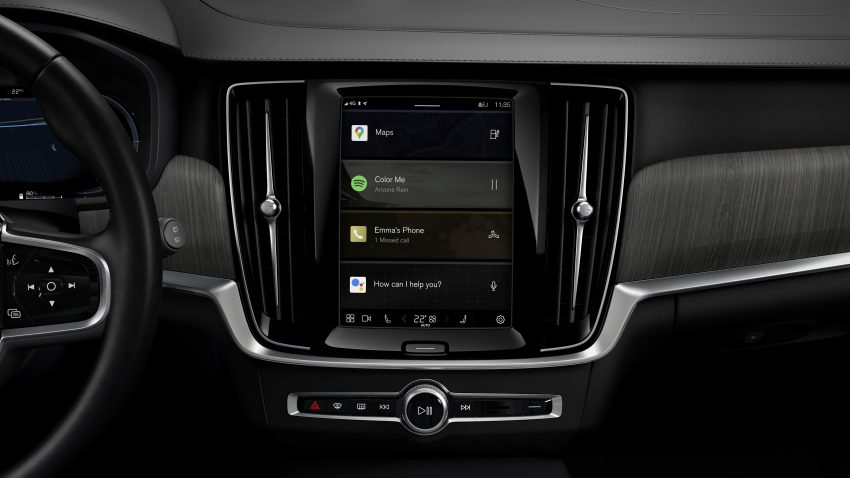 Volvo S90、V90 和 V90 Cross Country 将更新中控屏多媒体娱乐车载系统，改搭 Android Automotive 作业系统 147988