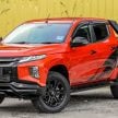 2021 Mitsubishi Triton Athlete 新车实拍, 新旗舰版本