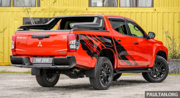 2021 Mitsubishi Triton Athlete 新车实拍, 新旗舰版本