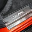 2021 Mitsubishi Triton Athlete 新车实拍, 新旗舰版本