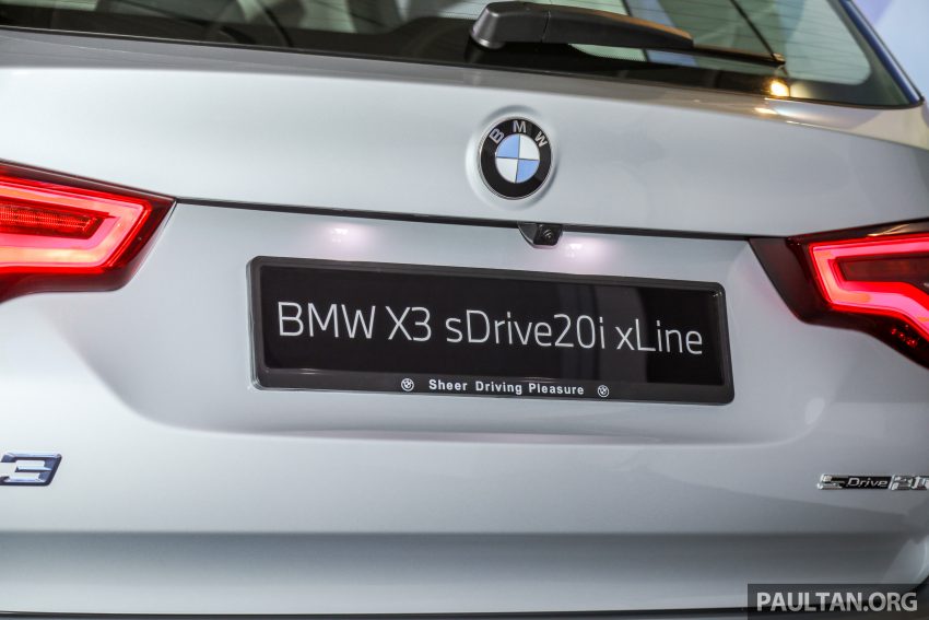 G01 BMW X3 sDrive20i 入门等级本地上市, 免SST价27万 151258