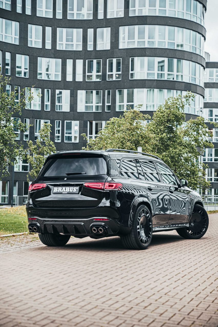 Brabus 800 全球首发, Mercedes-AMG GLS 63 终极强化版, 4.0L V8 800hp/1,000Nm, 3.8秒破百,  24寸巨型轮圈 154888