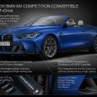软顶敞篷轿跑！G83 BMW M4 Competition Convertible 发布！搭载 M xDrive 智能四驱系统，510 PS，3.7秒破百
