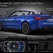 软顶敞篷轿跑！G83 BMW M4 Competition Convertible 发布！搭载 M xDrive 智能四驱系统，510 PS，3.7秒破百