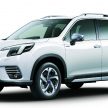 第五代 Subaru Forester 小改款日本首发, 油电与涡轮引擎
