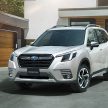 第五代 Subaru Forester 小改款日本首发, 油电与涡轮引擎