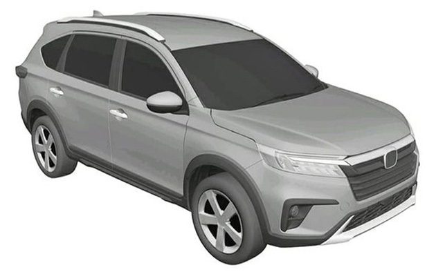 Honda N7X Concept量产版3D设计图曝光, BR-V后继款?