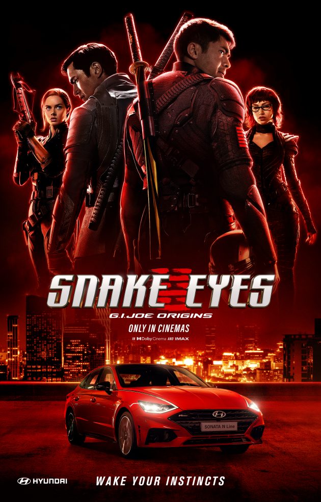 Hyundai Sonata N Line “出演”即将上映的 Snake Eyes: G.I. Joe Origins 电影！韩、美国趁势推特别限量版车型