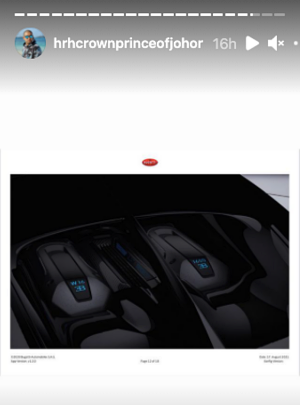柔王储特别定制的“新玩具”！Bugatti Chiron Super Sport