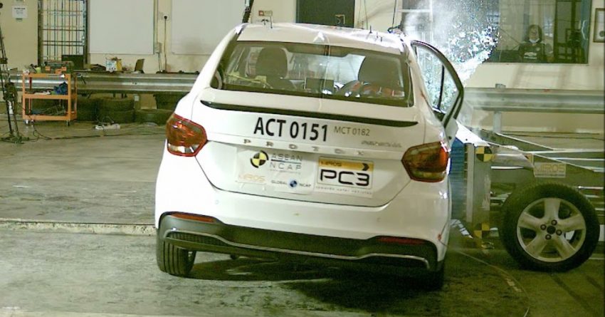 视频：小改款 Proton Iriz、Persona 东盟 NCAP 碰撞测试 158949
