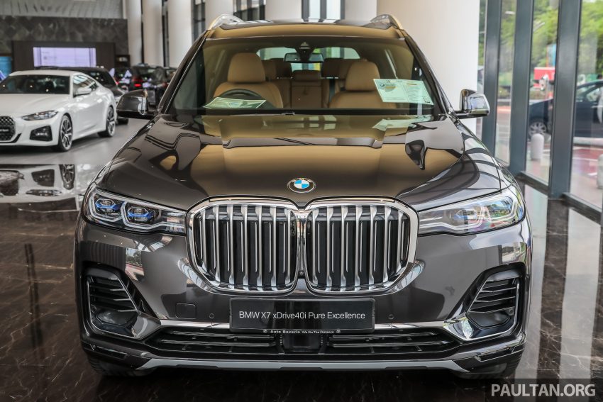 新车实拍: 2021 BMW X7 xDrive40i G07 CKD, 售价65万起 160422