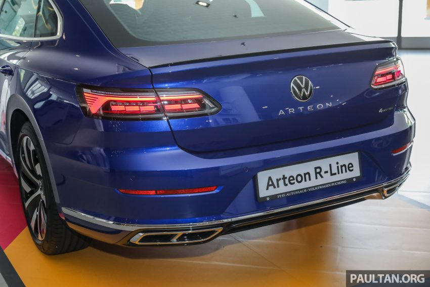 2021 Volkswagen Arteon R-Line 2.0 TSI 4Motion 小改款本地新车完整实拍, 280匹马力350Nm扭力, 售价24.7万令吉 159874