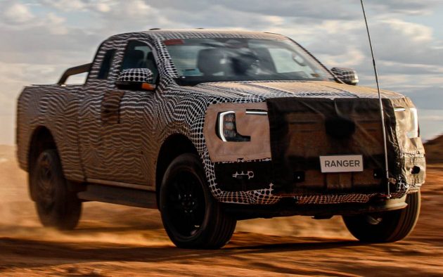 原厂发官方预告, Ford Ranger 确认今年将推出五代大改款