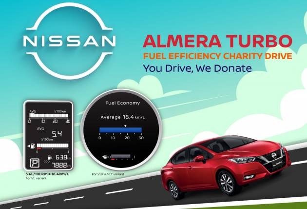 Nissan Almera Turbo 车主油耗竞赛, 可赢奖同时做善事