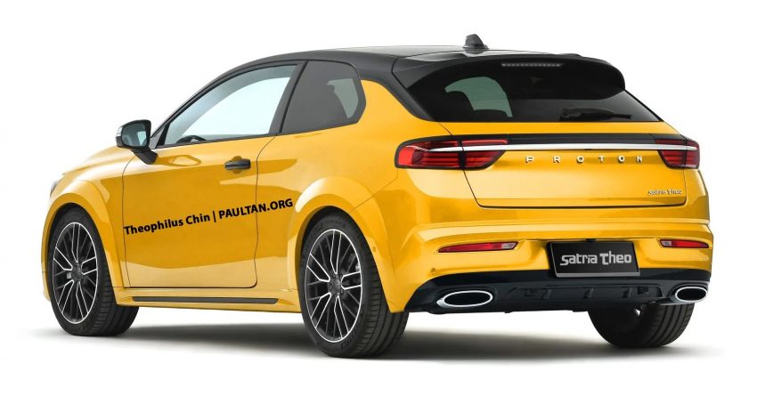 致敬 Satria Neo ? Proton Satria Theo 假想绘制图曝光 161256