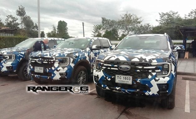 第五代 Ford Ranger 泰国谍照曝光, 初步断定至少三个等级