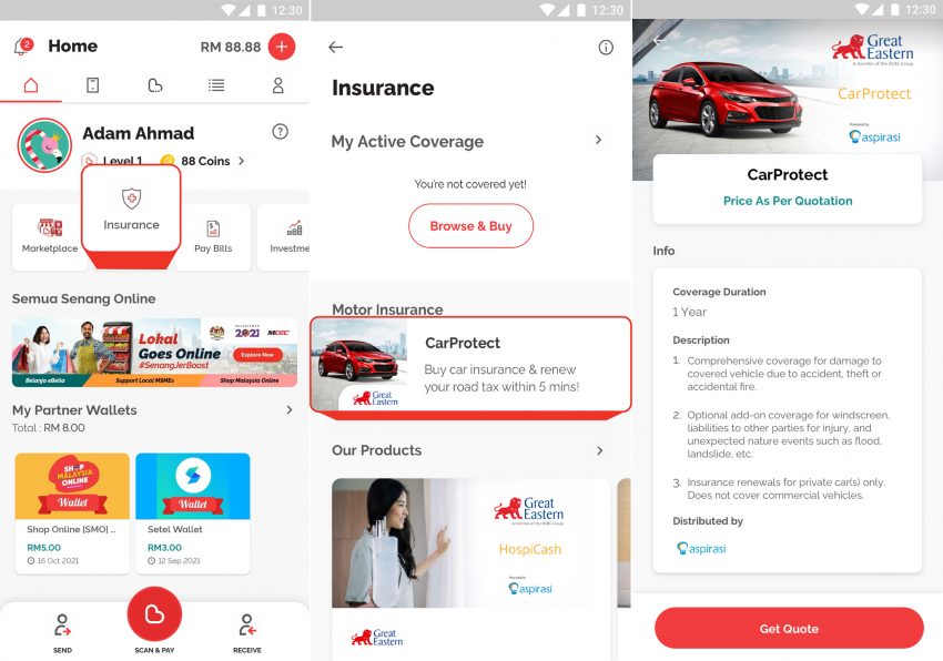 商业资讯: 终于开放允许跨州! 启程前先透过 Boost CarProtect 更新您的汽车保险, 让您的旅途高枕无忧! 162998