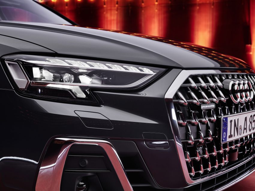 头灯技术再次升级！2022 Audi A8、S8 小改款全球首发 165000